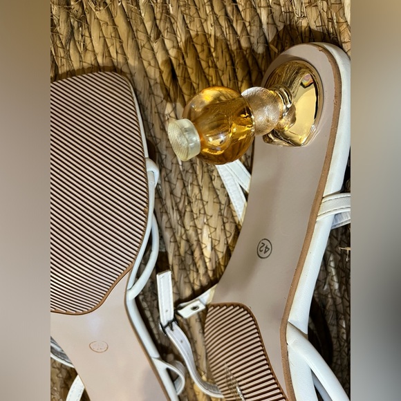 Sandals Women Summer,Square Head Gourd Shaped Alien High Heels Open Toe Beach - Picture 9 of 12